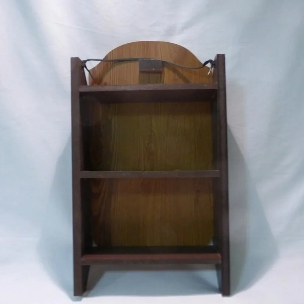 Vintage storage for thread or spices box spool cabinet case wood duck wall decor